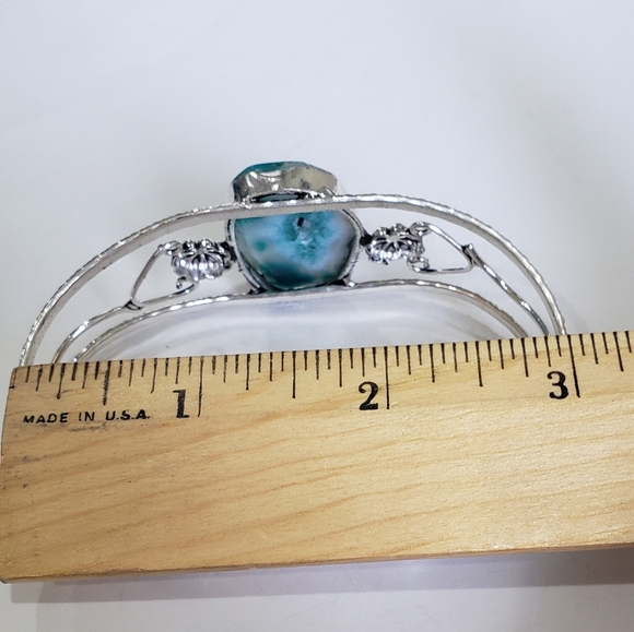 Agate gemstone, 925 silver bracelet - Picture 3 of 15